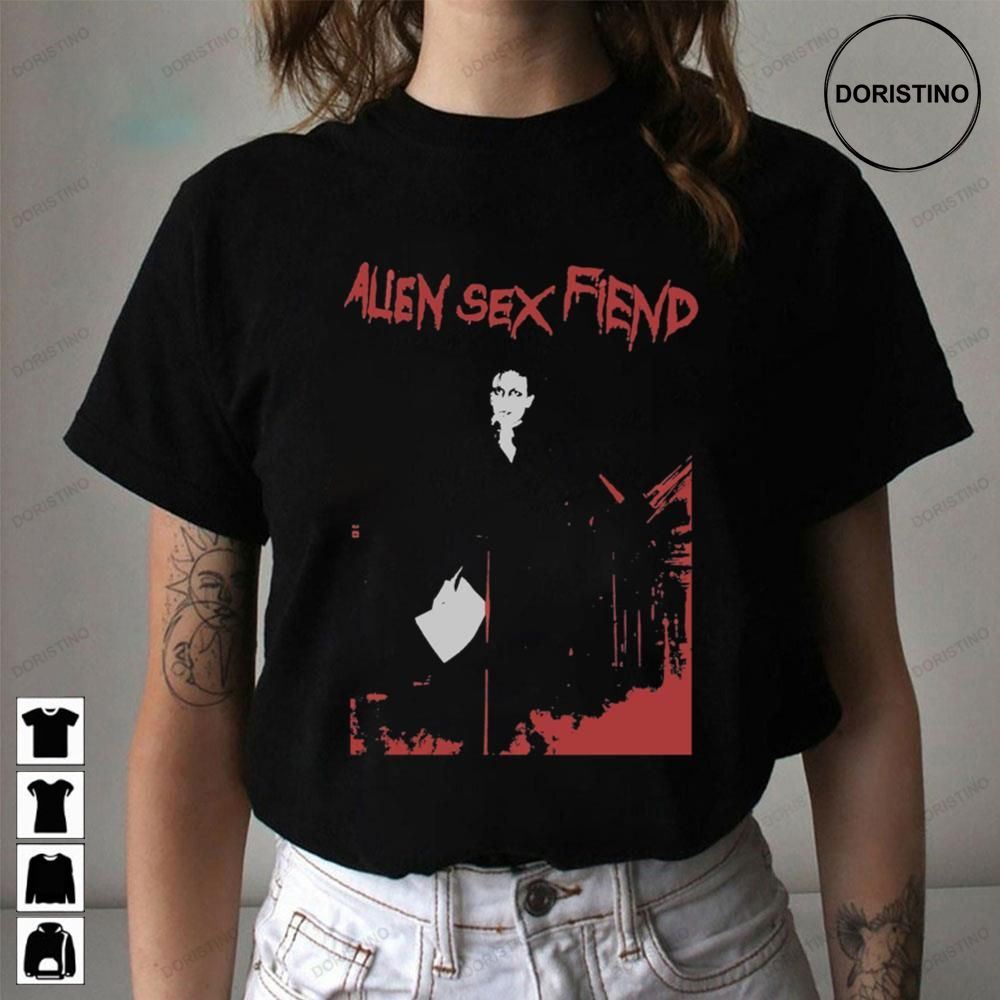 Scary Gothic Alien Sex Fiend Rock Awesome Shirts